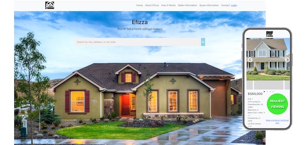 Efizza website